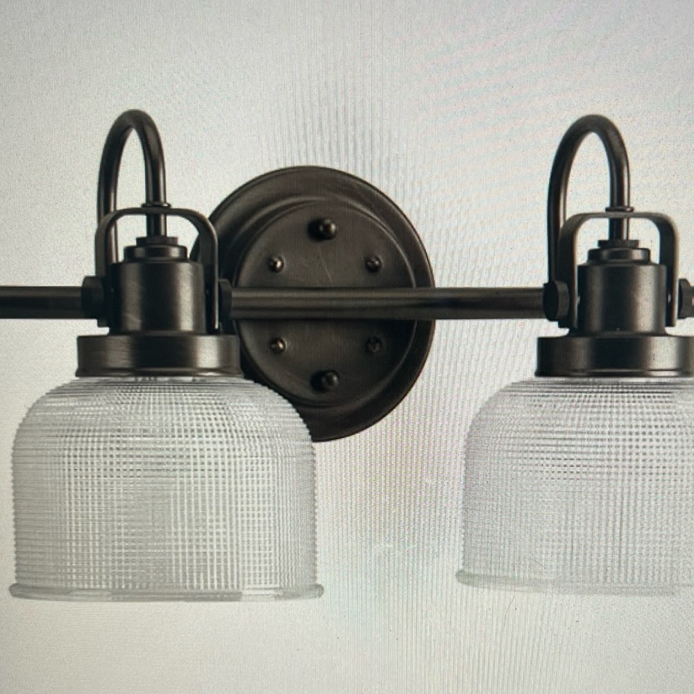 Progress lighting 2light vanity fixture.